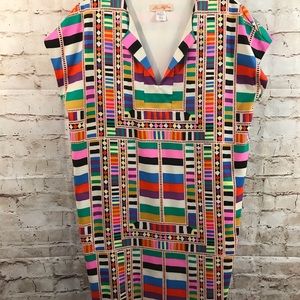 Mars Hoffman tribal boho geometric dress size L